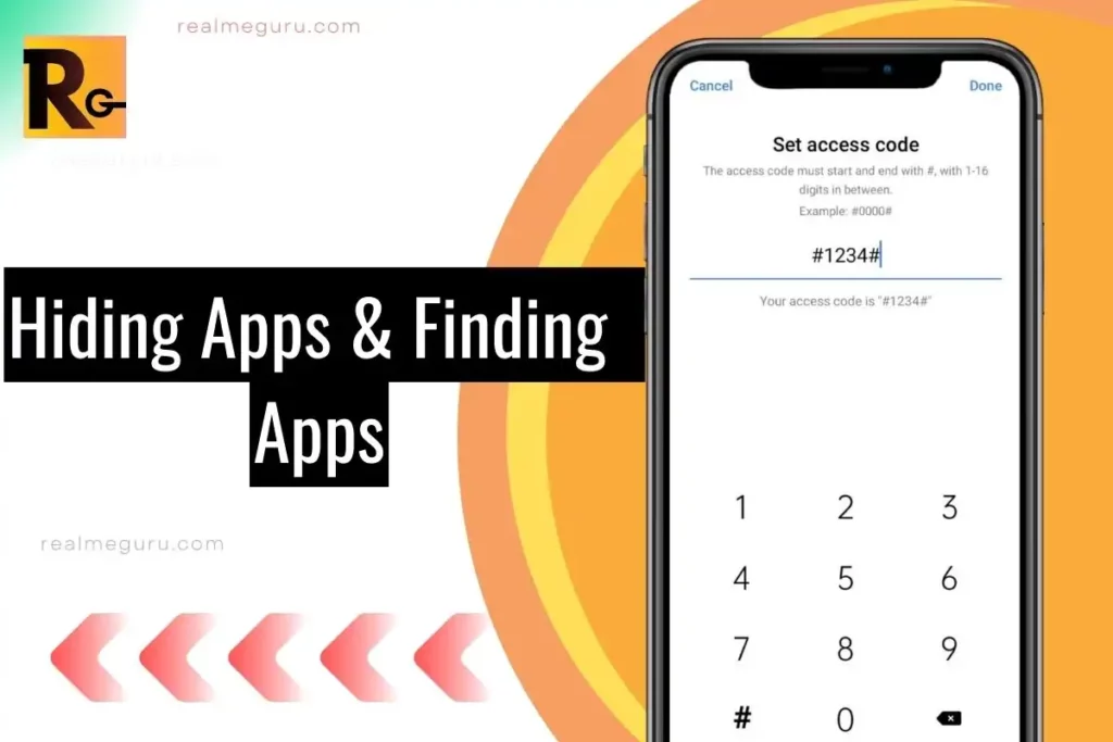 thumbnail for hide realme apps and finding hidden apps with a screenshot of realme device